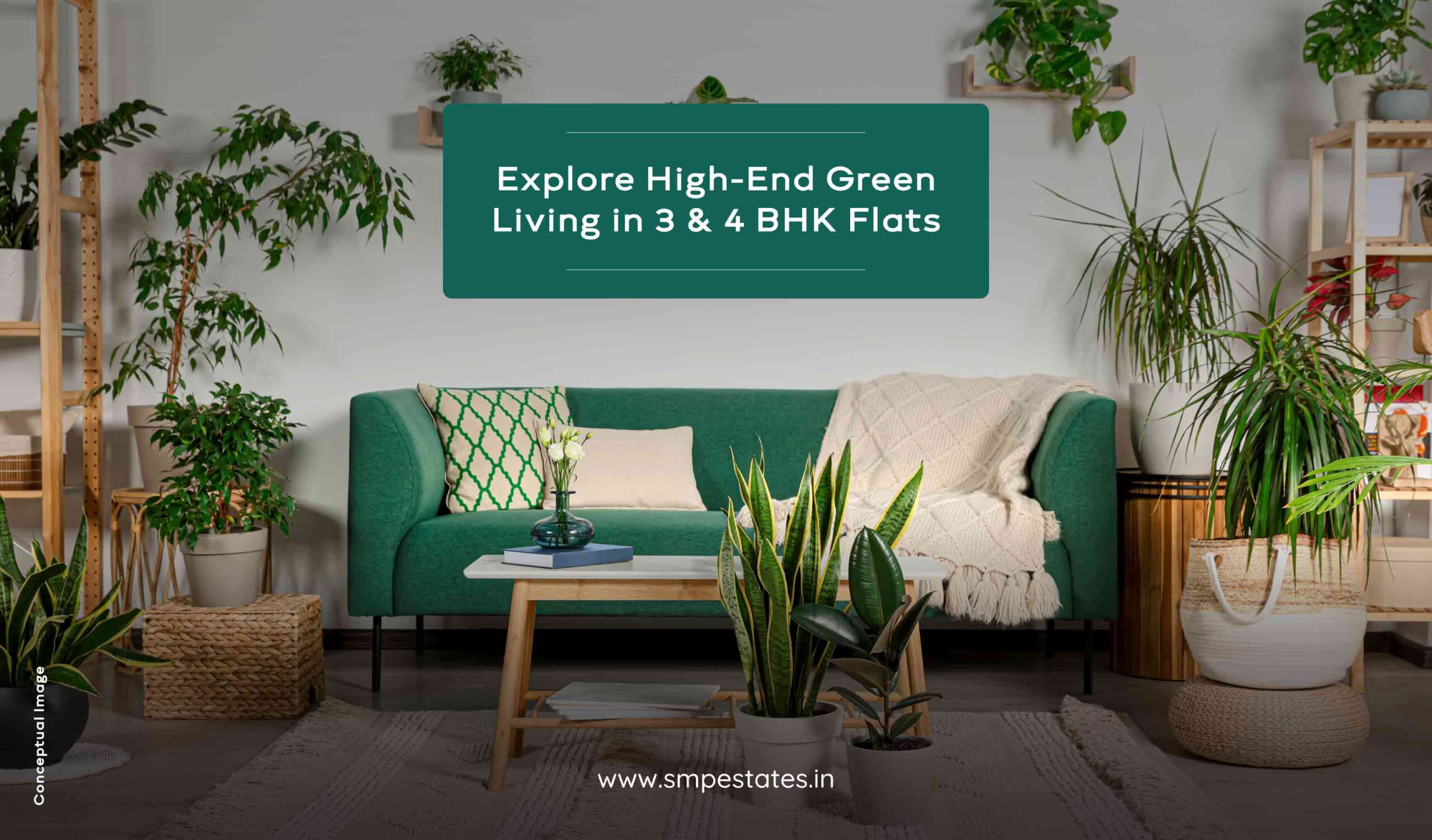 Explore High-End Green Living in 3 & 4 BHK Flats